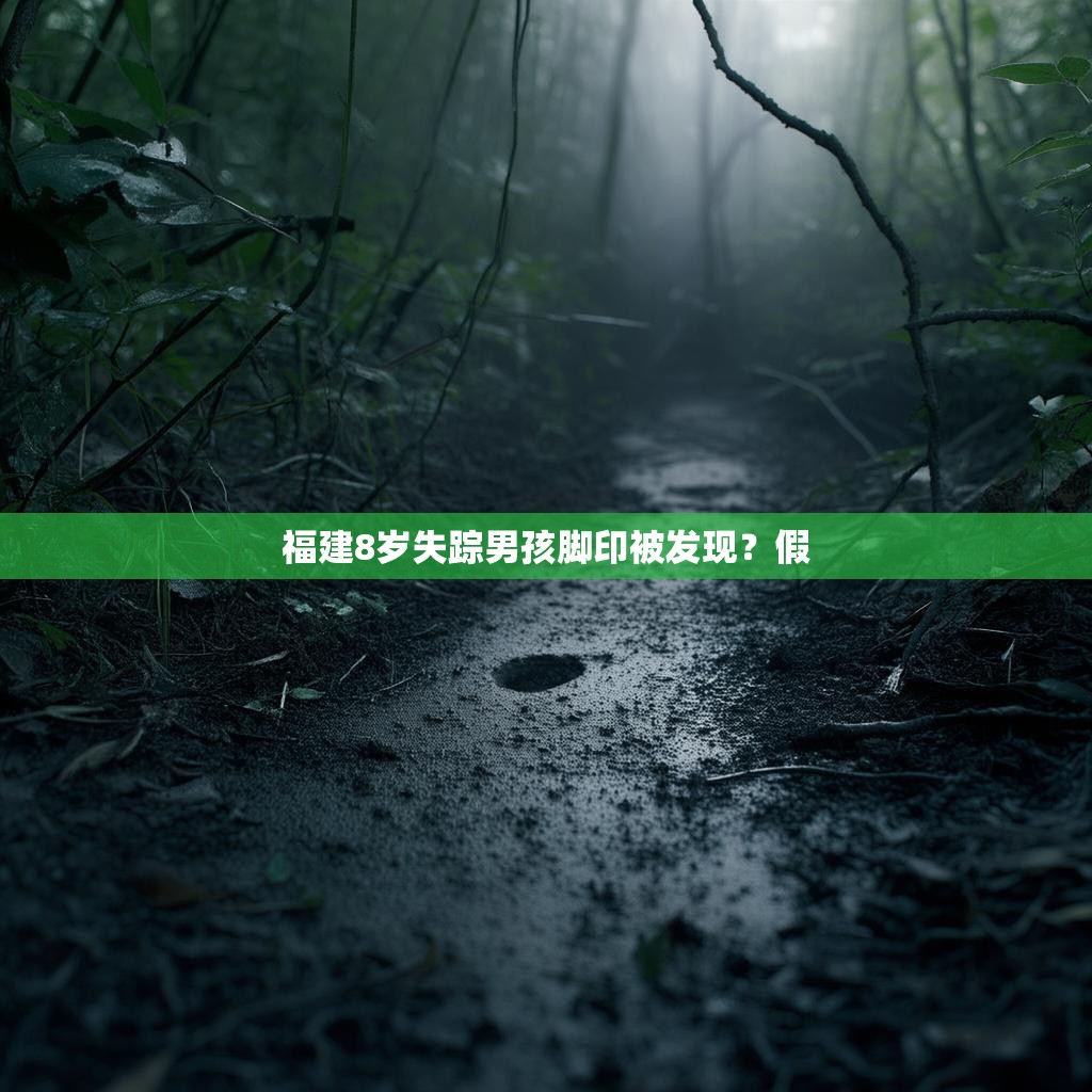 福建8岁失踪男孩脚印被发现？假