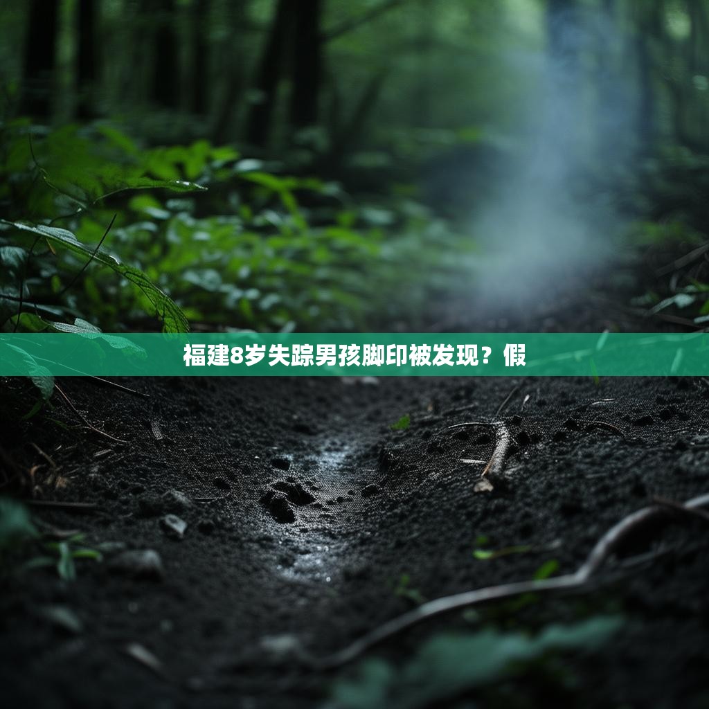 福建8岁失踪男孩脚印被发现？假