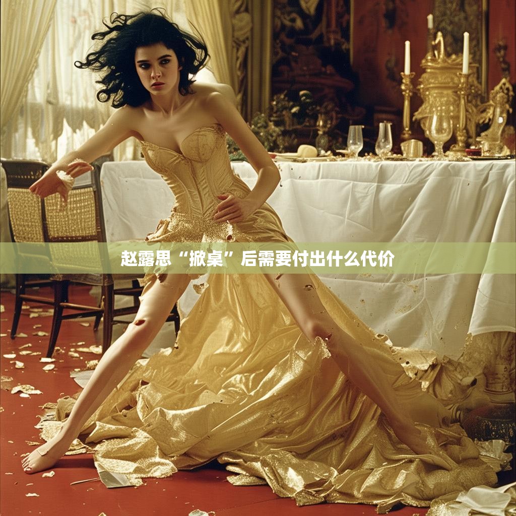 赵露思“掀桌”后需要付出什么代价 赵露思“掀桌”后需要付出什么代价