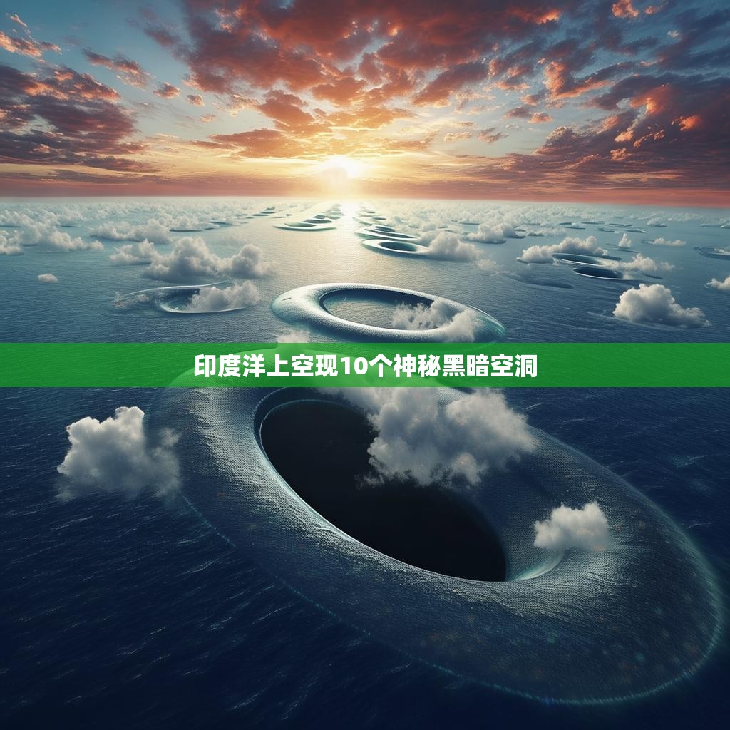 印度洋上空现10个神秘黑暗空洞