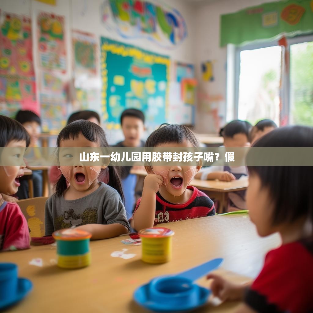 山东一幼儿园用胶带封孩子嘴?假 山东一幼儿园用胶带封孩子嘴?假