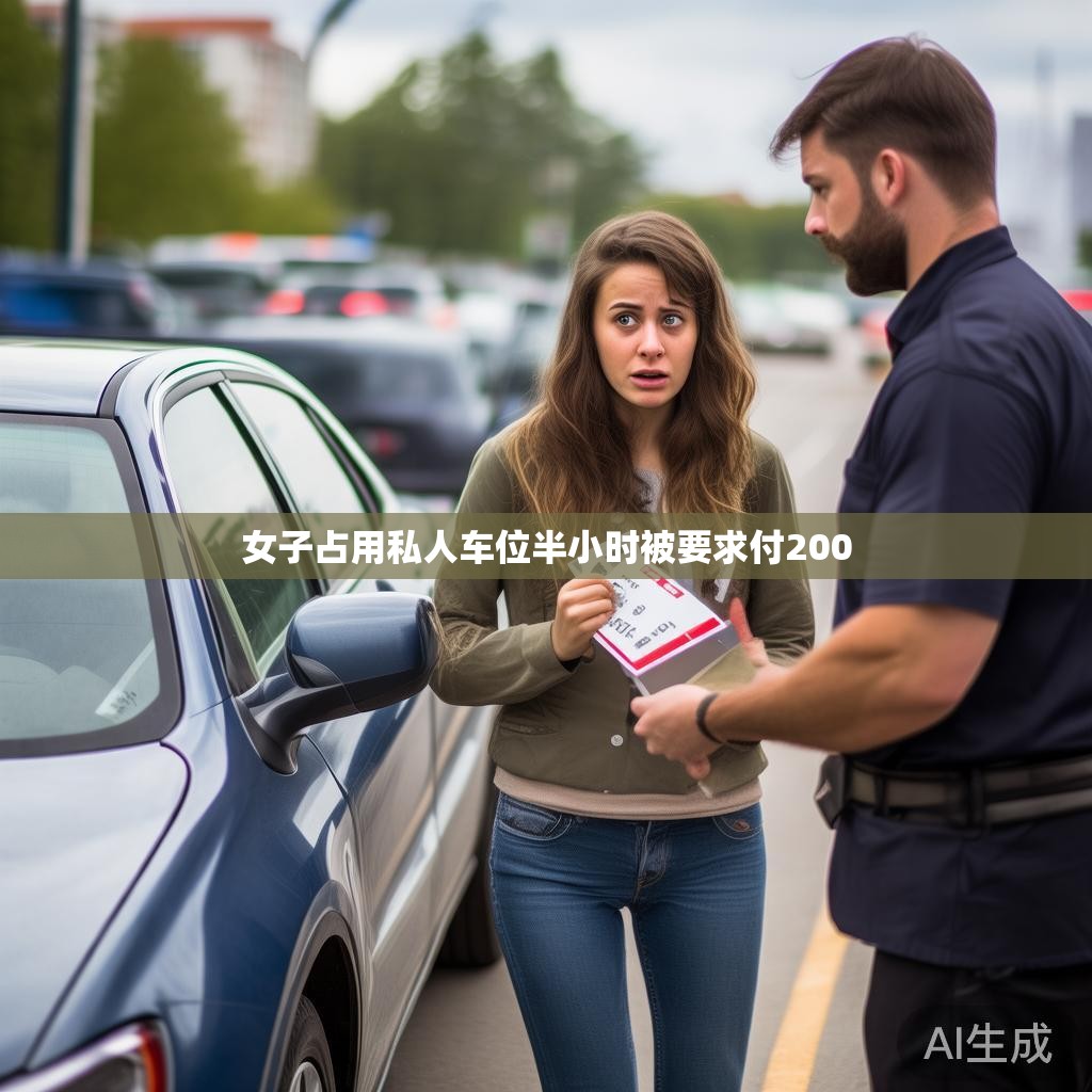 女子占用私人车位半小时被要求付200