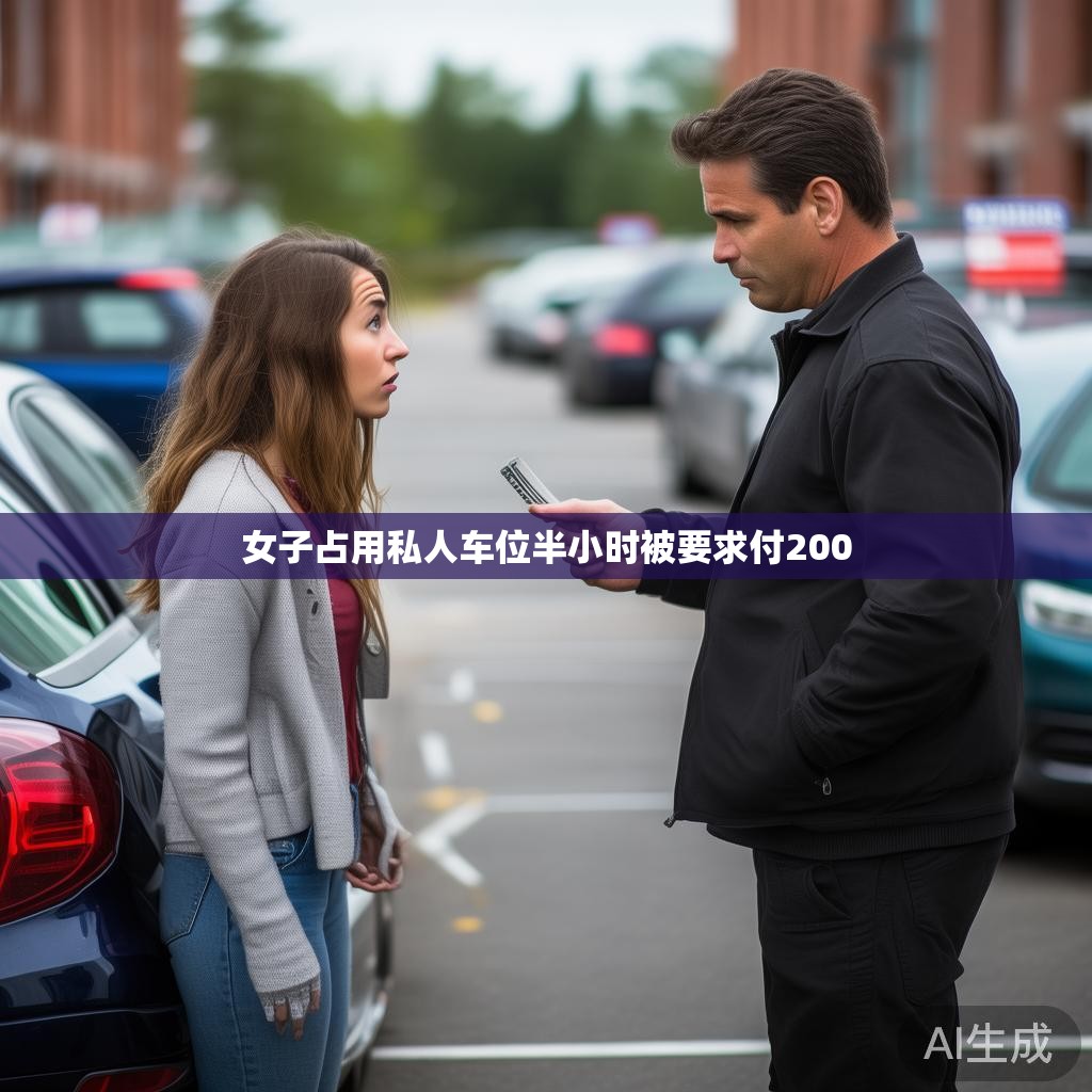 女子占用私人车位半小时被要求付200 女子占用私人车位半小时被要求付200