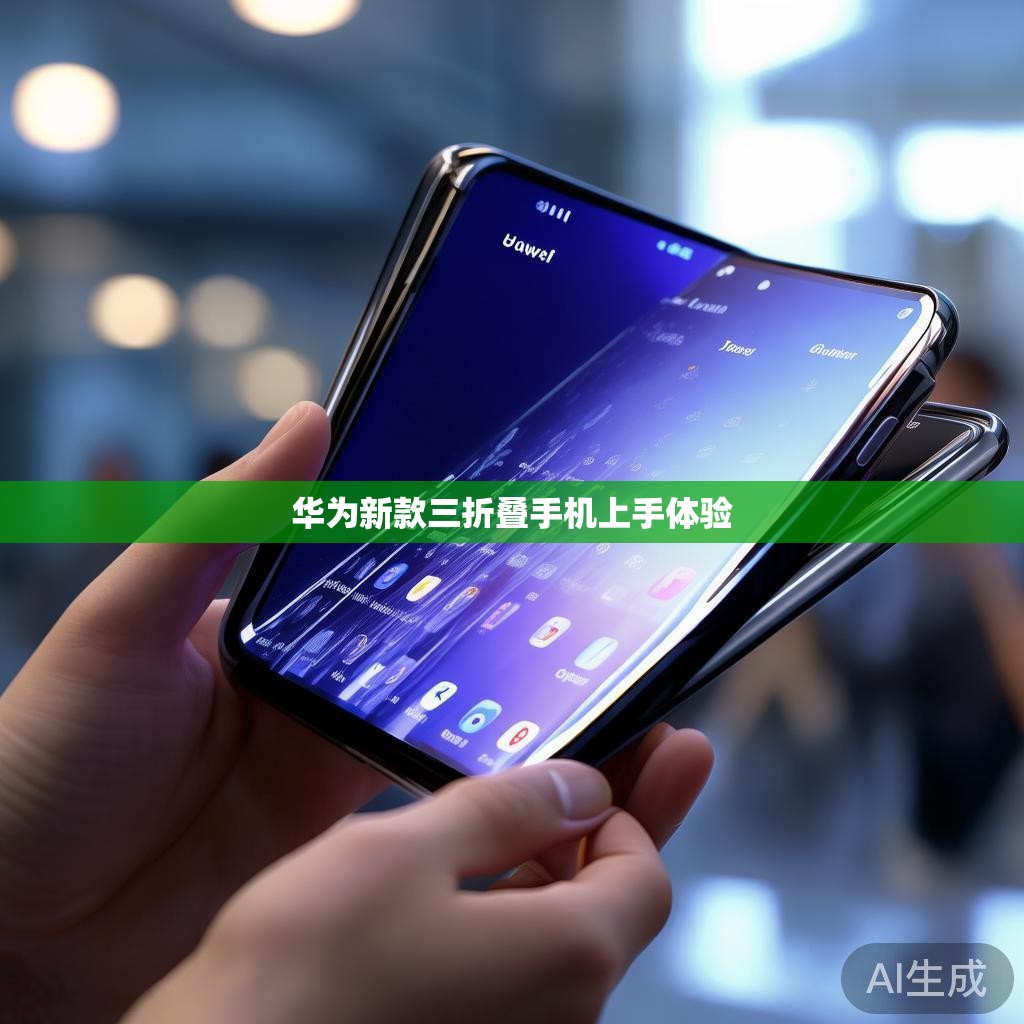 华为三折叠手机:实拍体验 华为新款三折叠手机实拍图