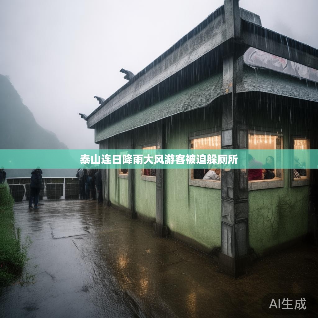 泰山连日降雨大风游客被迫躲厕所 泰山连日降雨大风游客被迫躲厕所