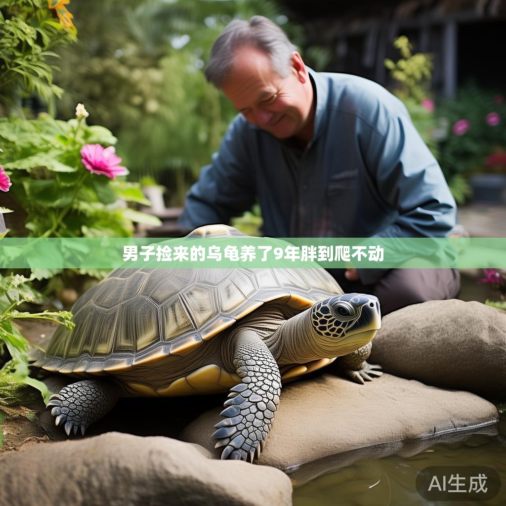 九年的情谊,乌龟因过胖行动困难 男子与他的乌龟朋友