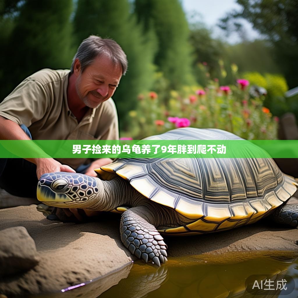 为爱而动 男子帮助乌龟减肥