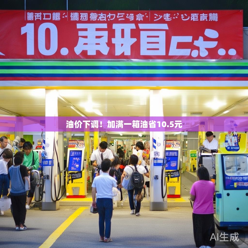 油价下调,实惠可见! 油价下调喜讯!加满一箱油省下10.5元