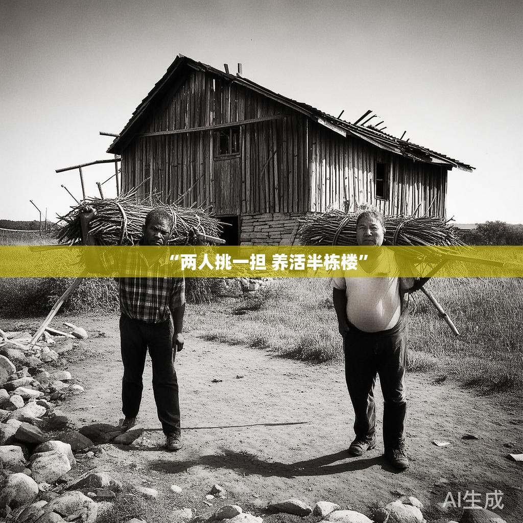 “两人挑一担 养活半栋楼”