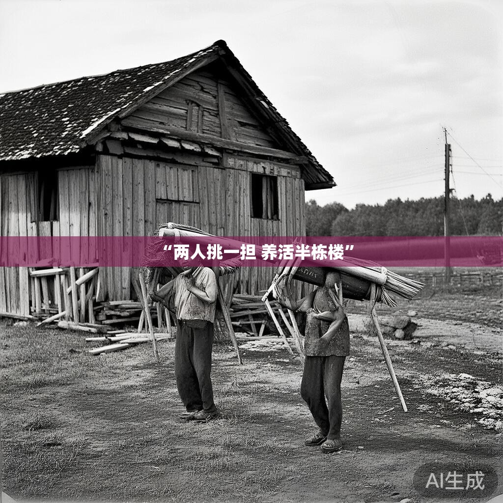 “两人挑一担 养活半栋楼” “两人挑一担 养活半栋楼”