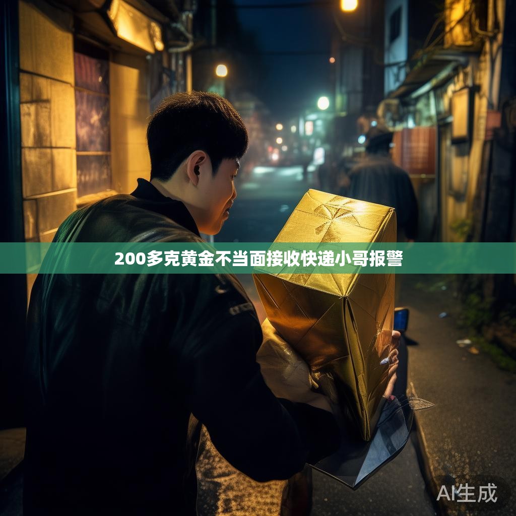 黄金快递事件现场