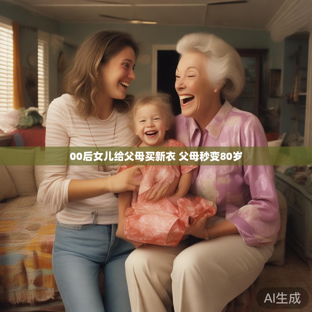 00后女儿给父母买新衣 父母秒变80岁