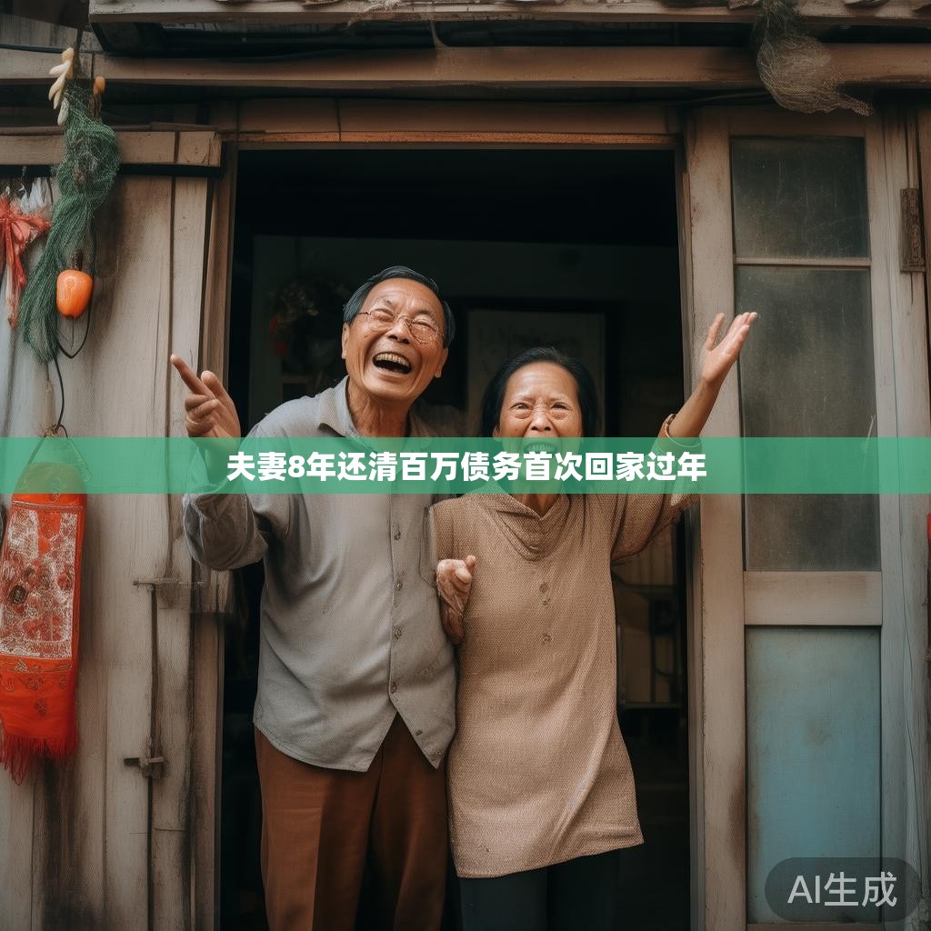 夫妻8年还清百万债务首次回家过年