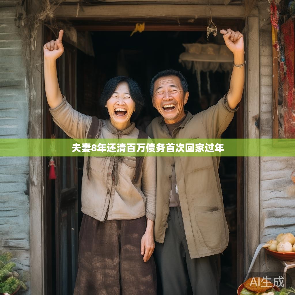 夫妻8年还清百万债务首次回家过年
