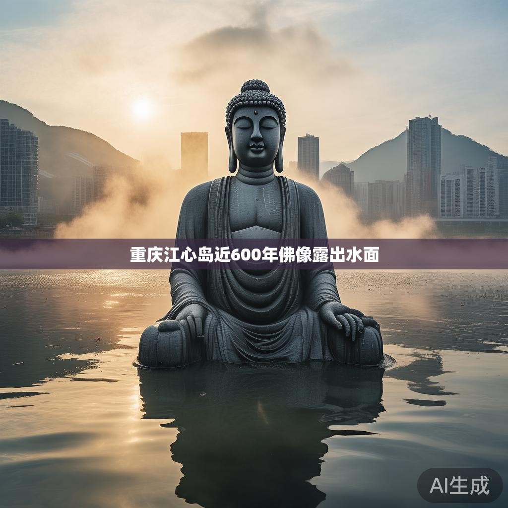 重庆江心岛古佛像重现天日