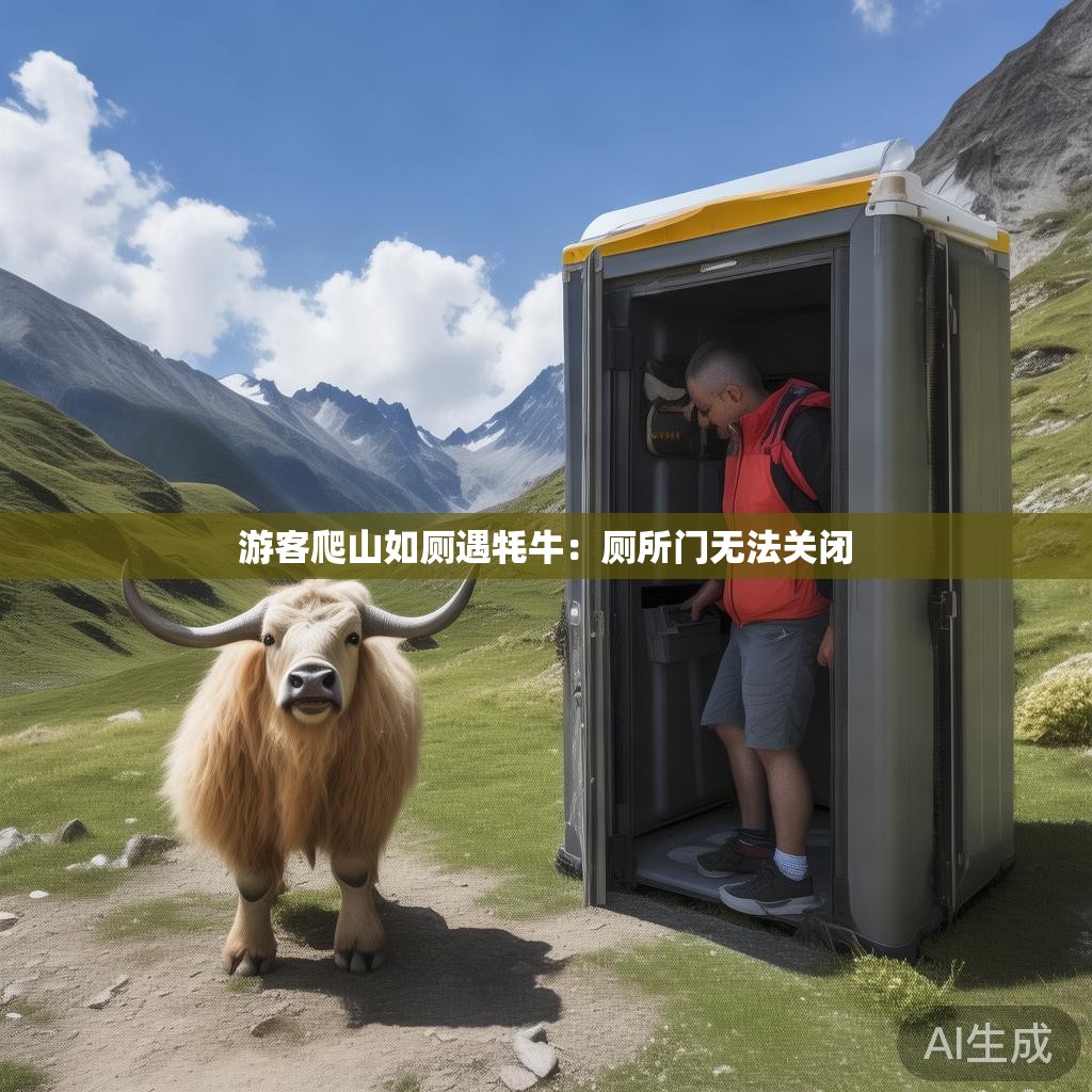 游客爬山如厕遇牦牛：厕所门无法关闭