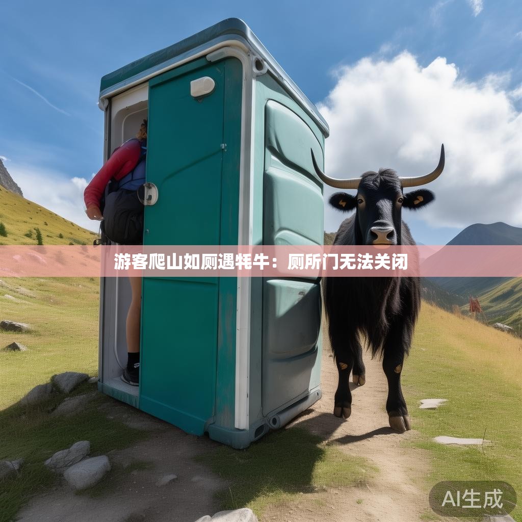 游客爬山如厕遇牦牛：厕所门无法关闭